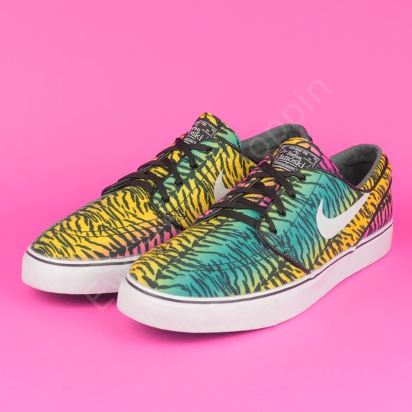 Nike Other - Nike SB Stefan Janoski Canvas Tiger Pack Skateboarding Shoes Size 12